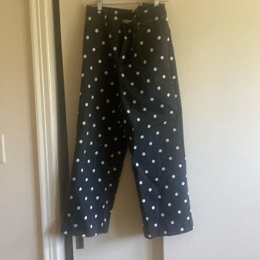 great cropped pants poco dots ankle page from anthropology black back round